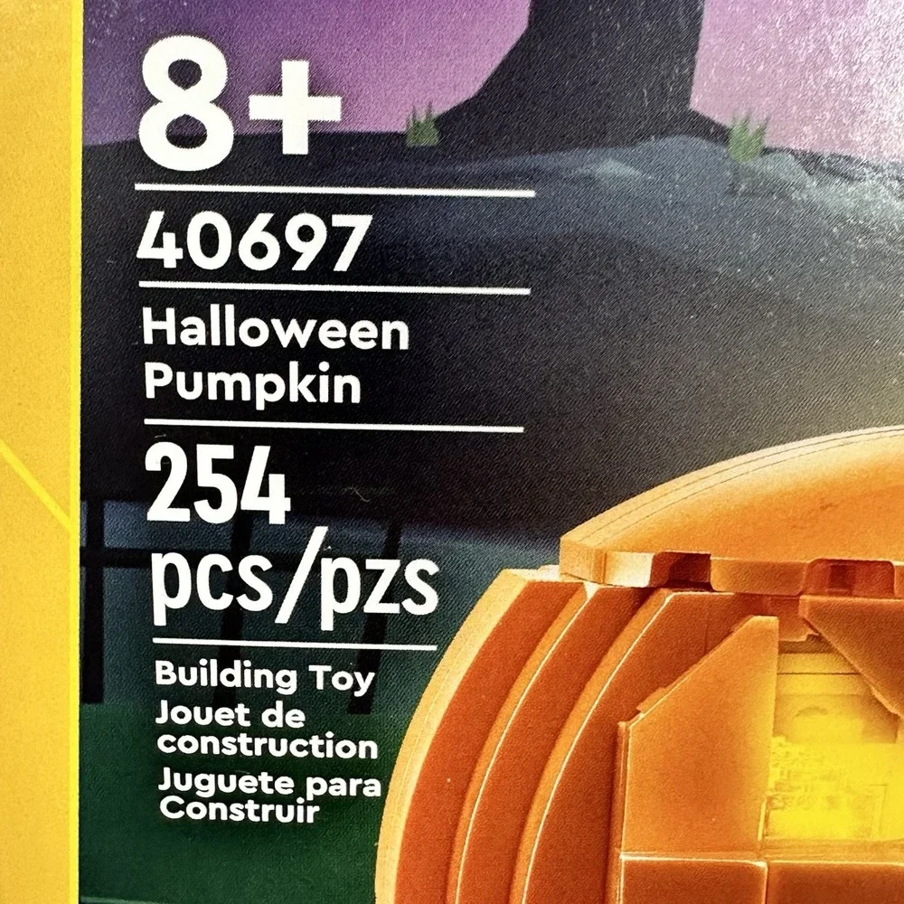 LEGO 40697 Halloween Pumpkin w Light Brick Ghost Creator Set 254pcs NEW - Picture 6 of 9
